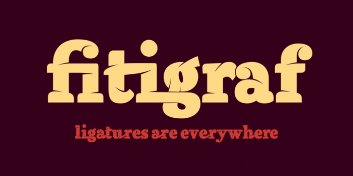 Fitigraf font preview