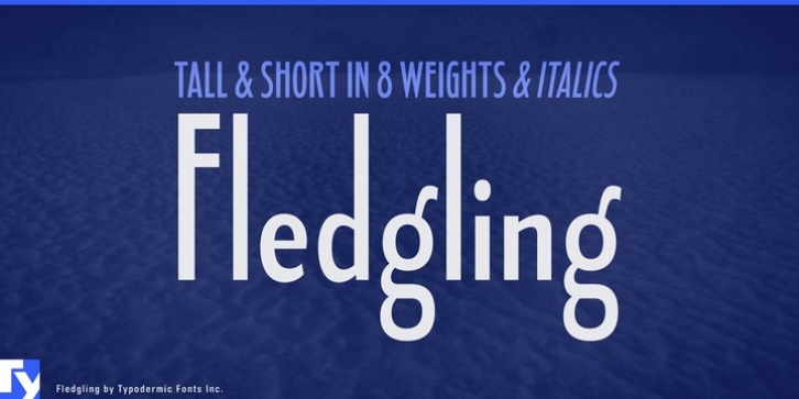 Fledgling font preview