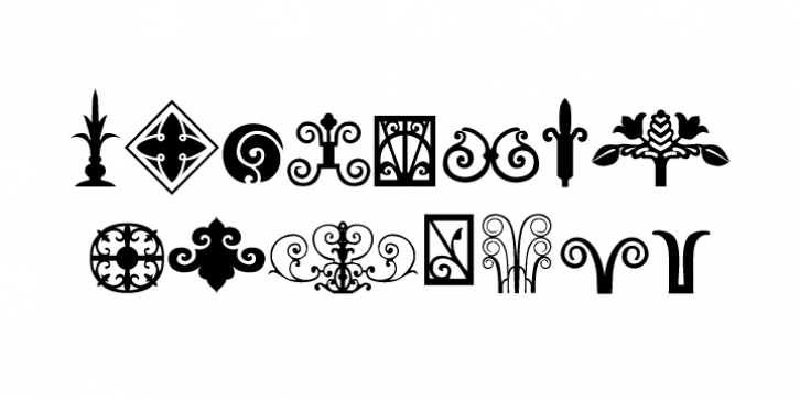 Fleurons of Paris font preview