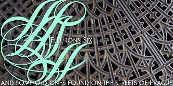 Fleurons Six font preview