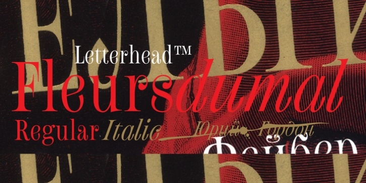 Fleursdumal font preview