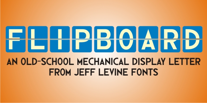Flipboard JNL font preview