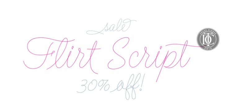 Flirt Script font preview