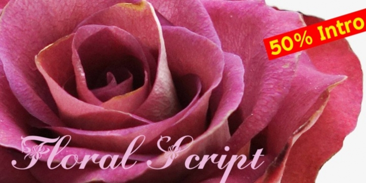 Floralscript font preview