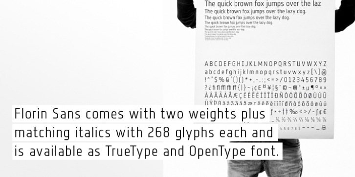 Florin Sans font preview