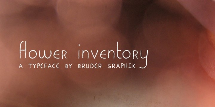 Flower Inventory font preview