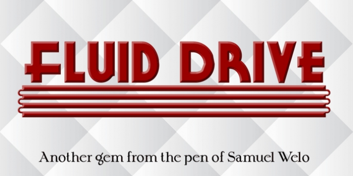 Fluid Drive NF font preview