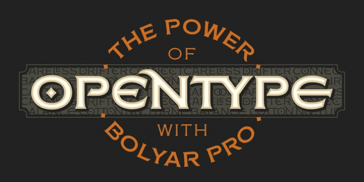 FM Bolyar Pro font preview