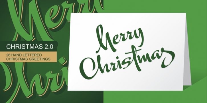 FM Christmas 2.0 font preview