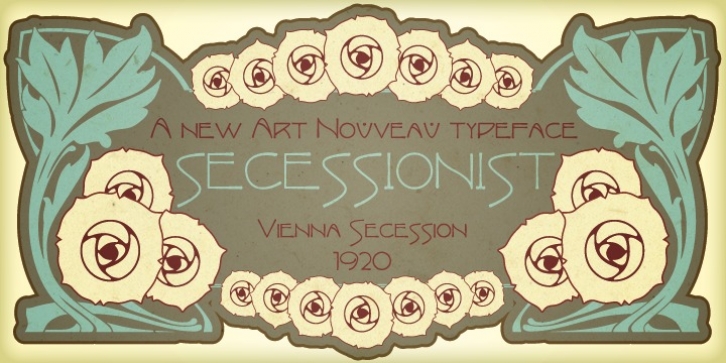 FM Secessionist font preview