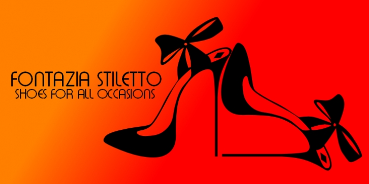 Fontazia Stiletto font preview