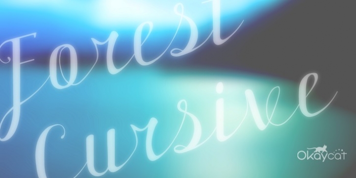 Forest Cursive font preview