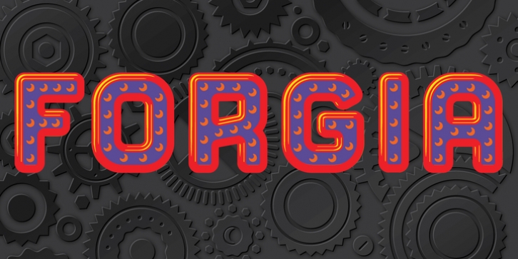 Forgia font preview