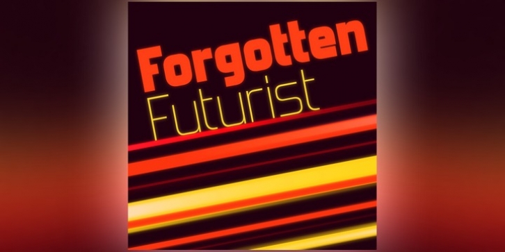 Forgotten Futurist font preview