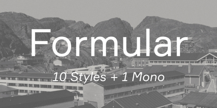 Formular font preview