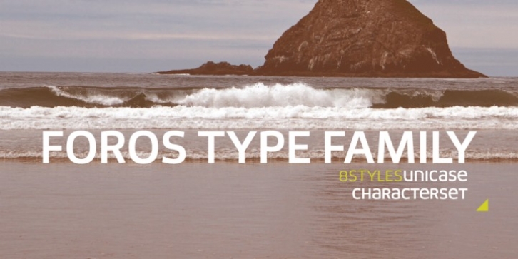 Foros font preview