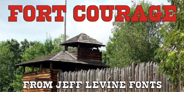 Fort Courage JNL font preview