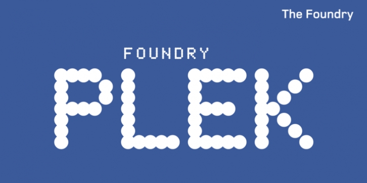 Foundry Plek font preview