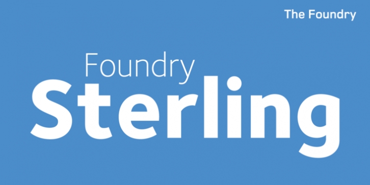 Foundry Sterling font preview