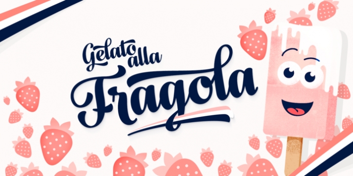 Fragola font preview