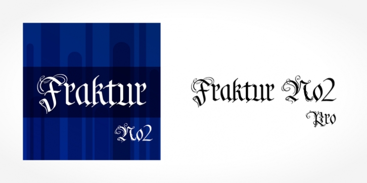 Fraktur No2 Pro font preview