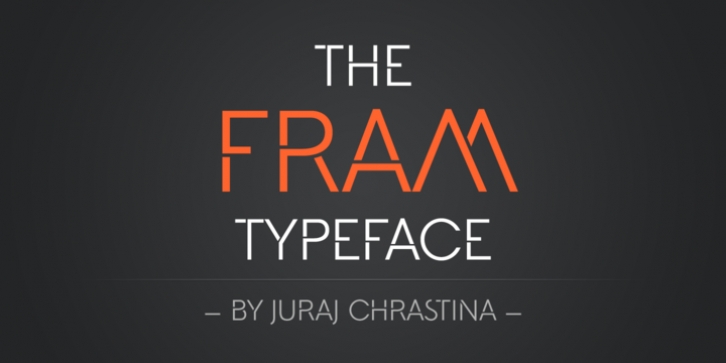 Fram font preview