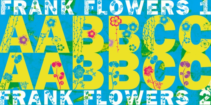 Frank Flowers font preview