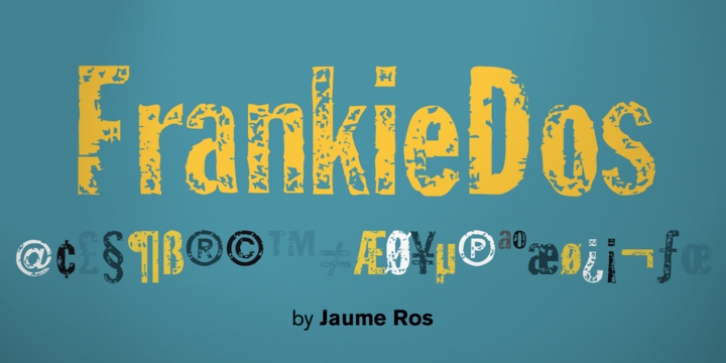 FrankieDos font preview