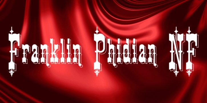 Franklin Phidian NF font preview