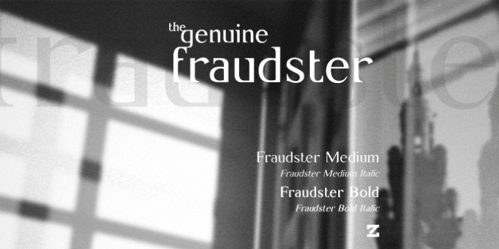 Fraudster font preview