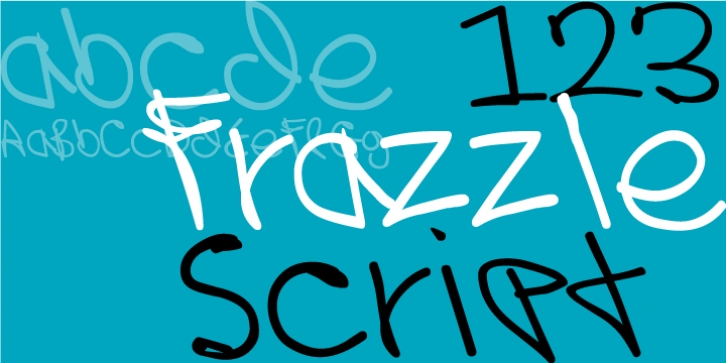 Frazzle font preview