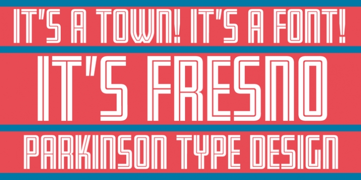 Fresno font preview