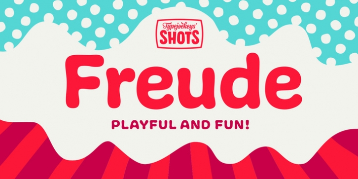Freude font preview