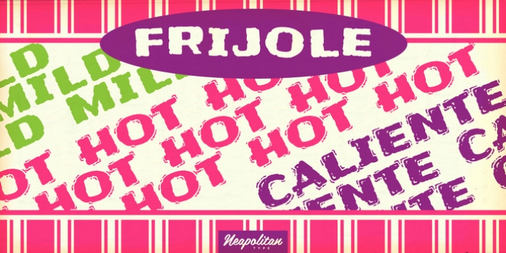 Frijoles font preview