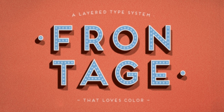 Frontage font preview