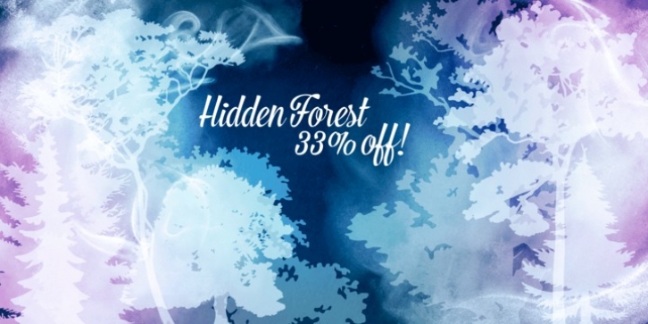 FT Hidden Forest font preview