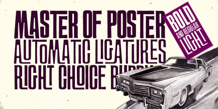 FT Master Of Poster font preview