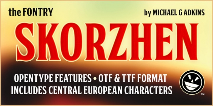 FTY SKORZHEN font preview