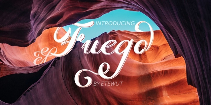 Fuego font preview