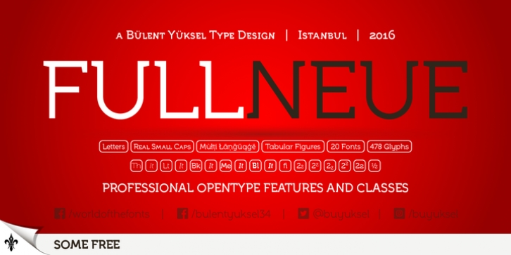 Full Neue font preview