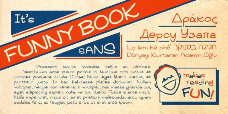 Funny Book Sans font preview