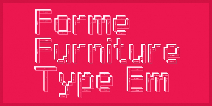 Furniture Type font preview