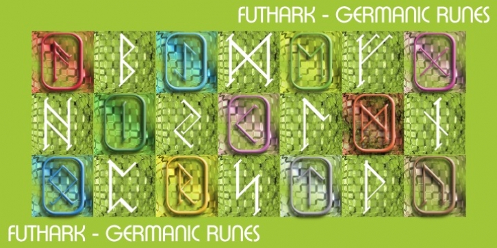 Futhark font preview