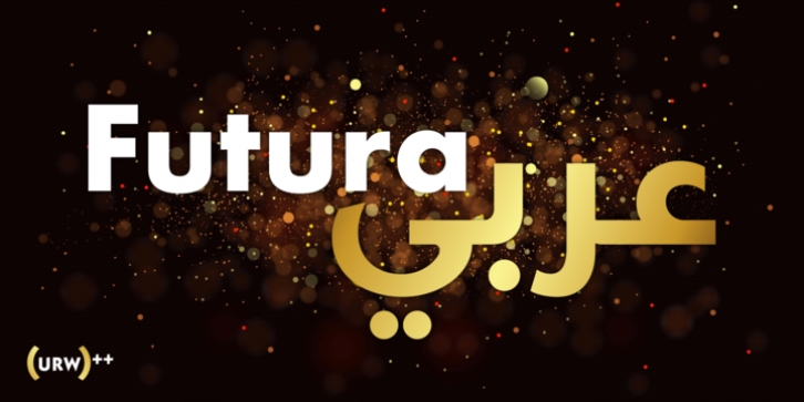 Futura Arabic font preview
