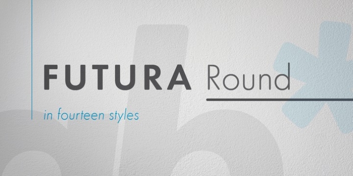 Futura Round font preview