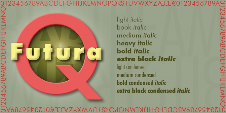 Futura font preview