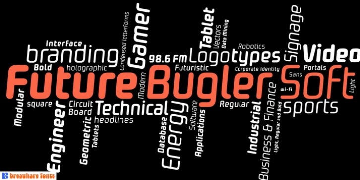 Future Bugler Soft font preview