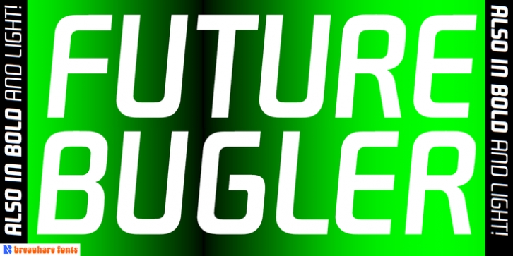 Future Bugler font preview