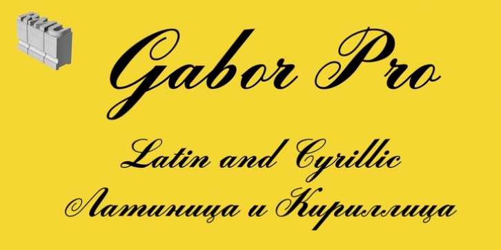 Gabor Pro font preview