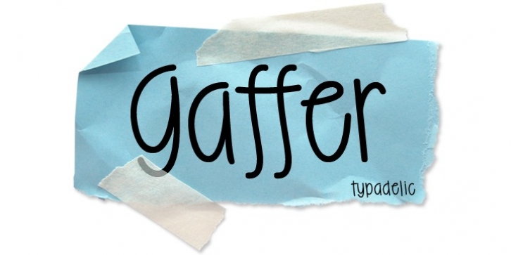 Gaffer font preview